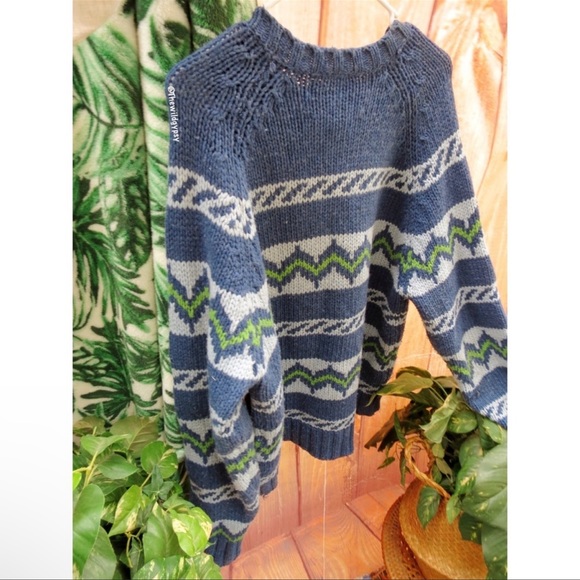 Vintage Abercrombie funky retro oversized sweater 🦋 - Picture 5 of 8